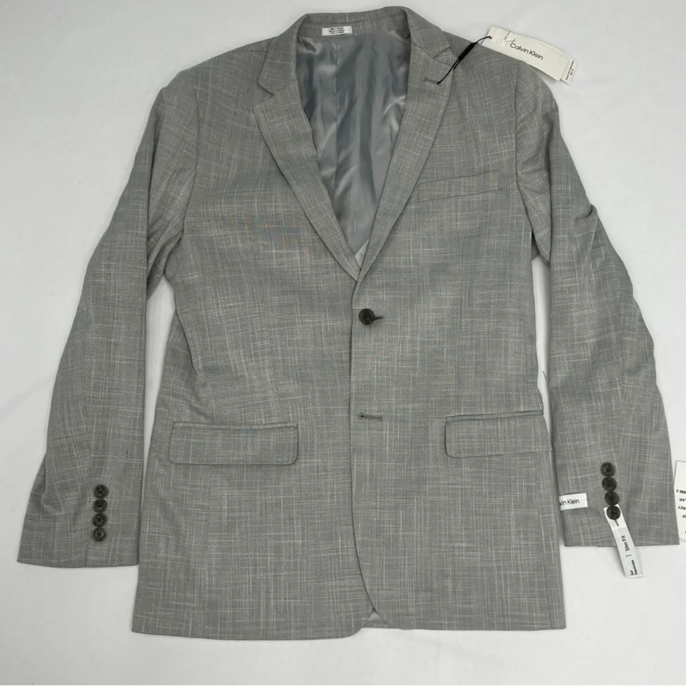 ✨Calvin Klein NWT Grey Blazer Sz 18